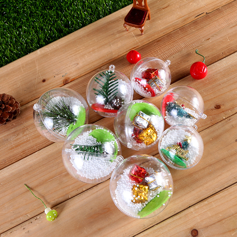 Empty Christmas Tree Hanging Decorations Round Ball Transparent Open Plastic Clear Ornament Kids DIY Party Supplies
Empty Christmas Tree Hanging Decorations Round Ball Transparent Open Plastic Clear Ornament Kids DIY Party Supplies