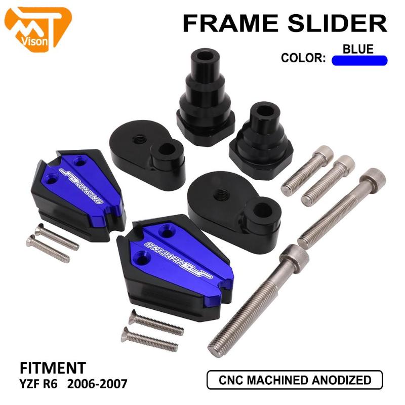 Motorcycle CNC Frame Slider Falling Guard Crash Pad Body Protection For YZF R6 yzfr6 YZF-R6 2006-2007
Motorcycle CNC Frame Slider Falling Guard Crash Pad Body Protection For YZF R6 yzfr6 YZF-R6 2006-2007