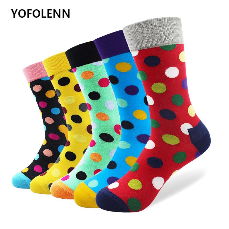 5 pair/lot Fashion High Quality Socks for Men with Pattern Big Dot Series Happy Funny Socks Colored Casual Crew Wedding Gift, 020
5 pair/lot Fashion High Quality Socks for Men with Pattern Big Dot Series Happy Funny Socks Colored Casual Crew Wedding Gift, 020