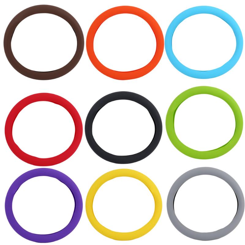 6 Styles Fashional Decoration hot Soft Silicone Steering Wheel Cover Shell Skidproof Odorless Eco-Friendly Protector Hot
6 Styles Fashional Decoration hot Soft Silicone Steering Wheel Cover Shell Skidproof Odorless Eco-Friendly Protector Hot