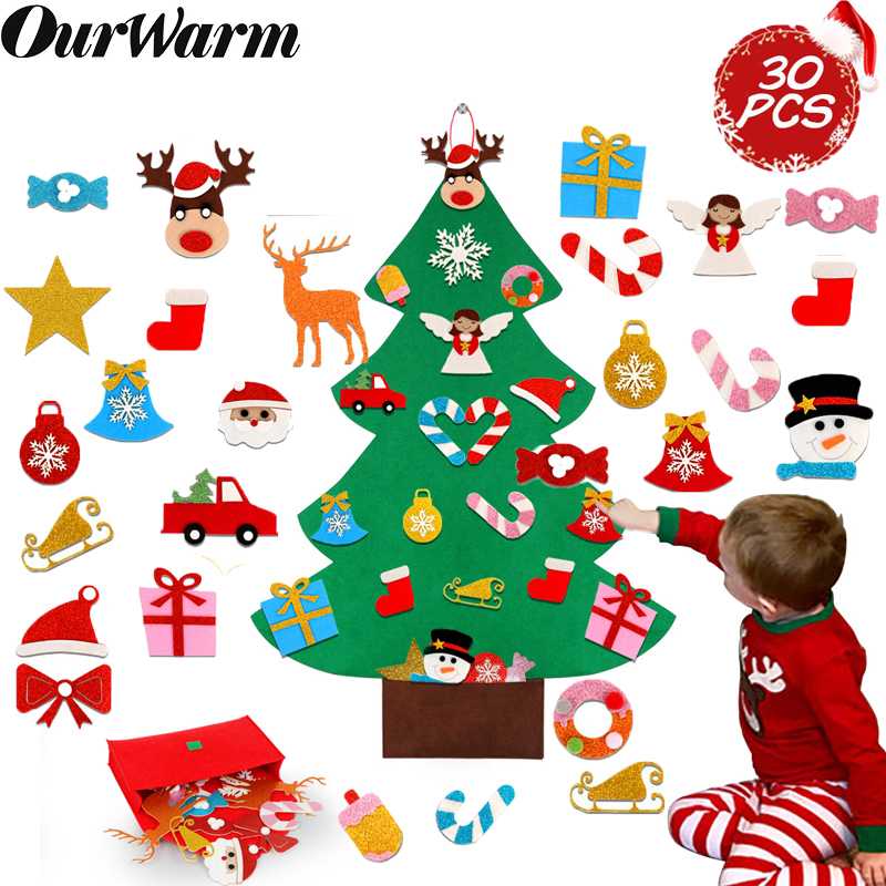 OurWarm 3D DIY Felt Christmas Tree Christmas Decorations for Home Kids Toys Artificial Tree Wall Hanging Ornaments 2020 New Year
OurWarm 3D DIY Felt Christmas Tree Christmas Decorations for Home Kids Toys Artificial Tree Wall Hanging Ornaments 2020 New Year