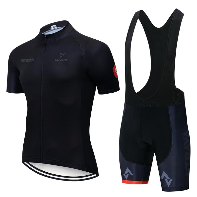 2020 STRAVA Pro Team summer cycling Jersey set Bicycle Clothing Breathable Men Short Sleeve shirt Bike bib shorts 9D Gel pad, Cycling set1
2020 STRAVA Pro Team summer cycling Jersey set Bicycle Clothing Breathable Men Short Sleeve shirt Bike bib shorts 9D Gel pad, Cycling set1