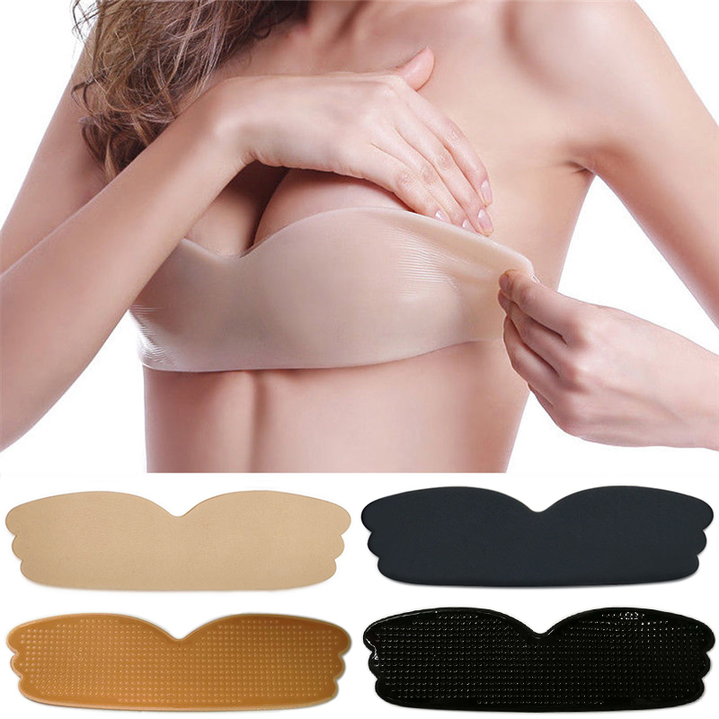 

2019 Women Push Up Adhesive Boob Lift Nipple Cover Pasties Invisible Freedom Bra Silicone Bralette Strapless Breast Lift Tape