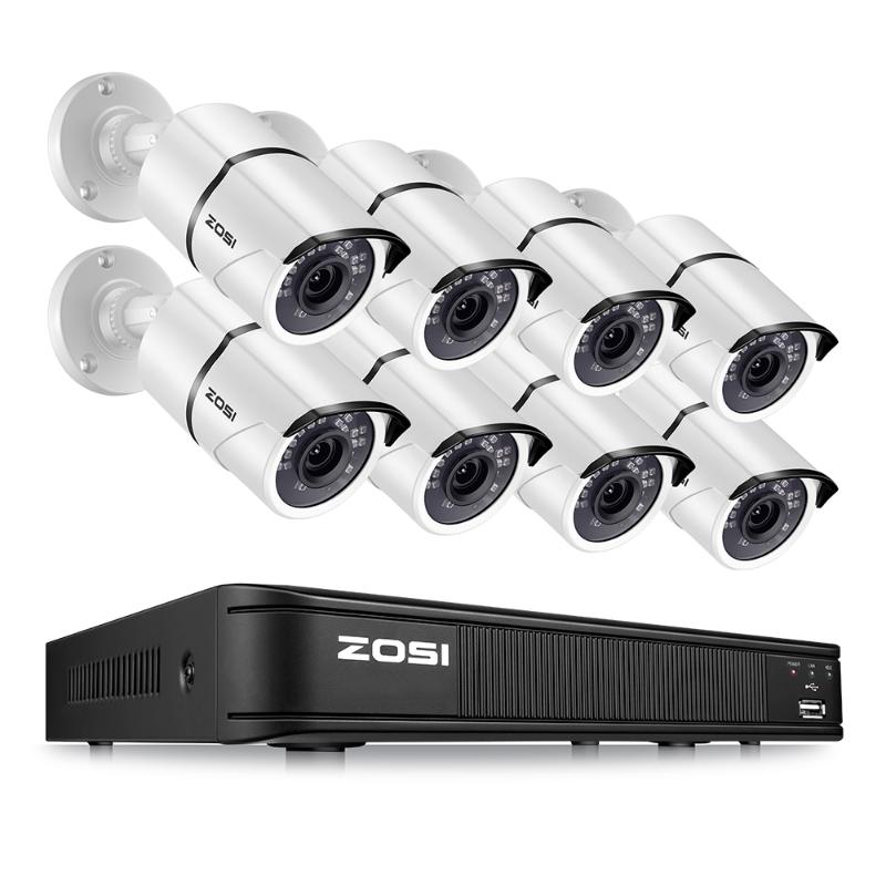 ZOSI 8CH 2MP AHD Analog video surveillance system cctv kit with nightvision waterproof security cameras DVR camcorder for home
ZOSI 8CH 2MP AHD Analog video surveillance system cctv kit with nightvision waterproof security cameras DVR camcorder for home