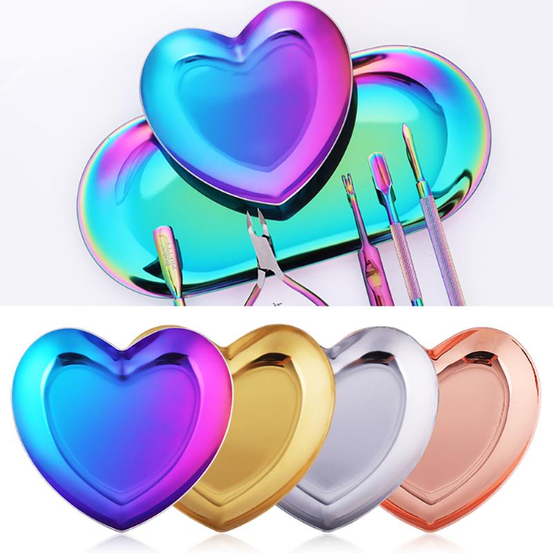 Professional Colorful Heart Rectangle Shaped Jewelry Display Tray Nail Decoration Container Metal Storage Case DIY Nail Art Tool
Professional Colorful Heart Rectangle Shaped Jewelry Display Tray Nail Decoration Container Metal Storage Case DIY Nail Art Tool