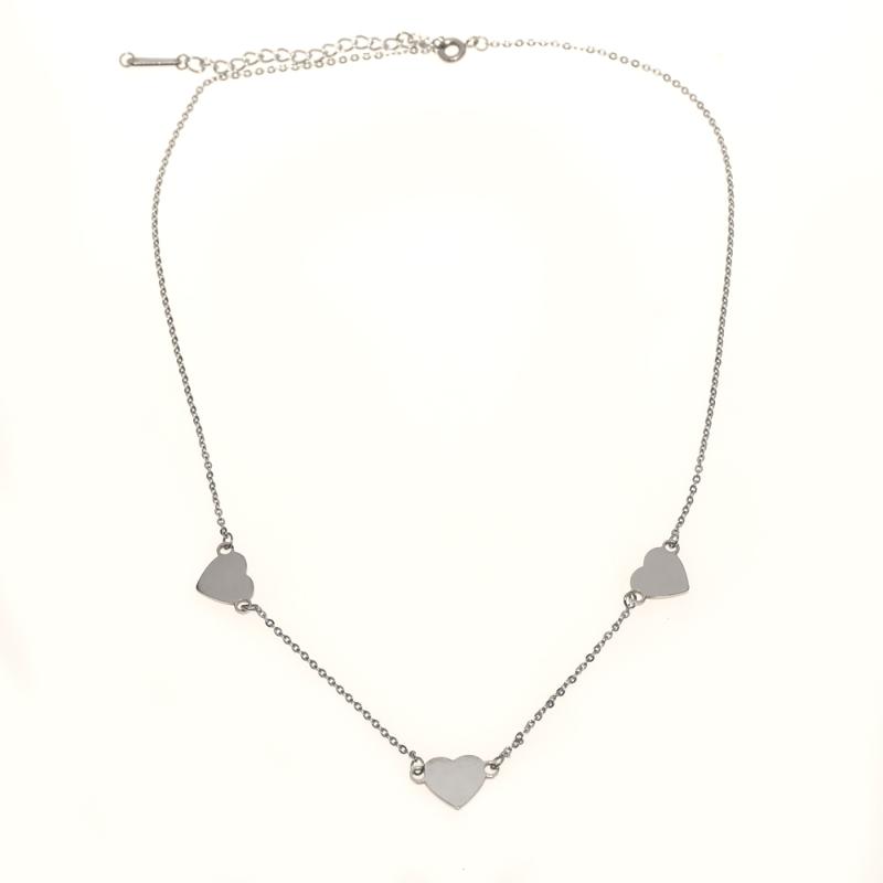 Simple Daily Basic Heart Charm Necklace Stainless Steel Material Necklaces Light Weight Necklaces for Women 2020
Simple Daily Basic Heart Charm Necklace Stainless Steel Material Necklaces Light Weight Necklaces for Women 2020