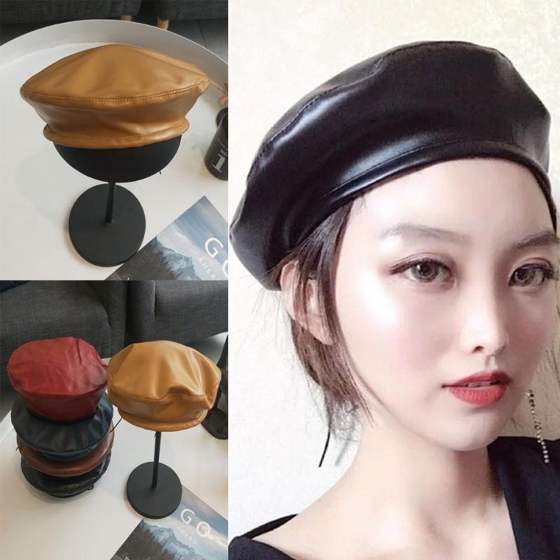 Hirigin Fashion Women Ladies Retro Spring Autumn Winter Faux PU Leather Beret Beret Hat French Cap 5 Colors, Black
Hirigin Fashion Women Ladies Retro Spring Autumn Winter Faux PU Leather Beret Beret Hat French Cap 5 Colors, Black