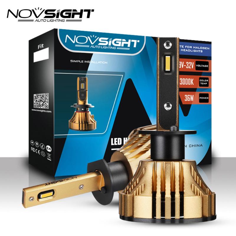 Novsight 3000K Gold Yellow super bright h4 h7 LED headlight bulbs 12V 24v 72w 12000lm h8 h11 3 auto car lights for Car Styling
Novsight 3000K Gold Yellow super bright h4 h7 LED headlight bulbs 12V 24v 72w 12000lm h8 h11 3 auto car lights for Car Styling