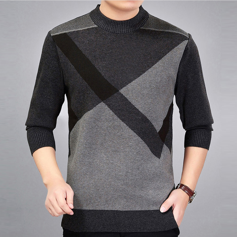 Fashion Patchwork Men Sweaters 2020 Autumn Winter O-neck Thicken Warm Pullovers Sweaters Man Casual Knitted FP1155, Gray
Fashion Patchwork Men Sweaters 2020 Autumn Winter O-neck Thicken Warm Pullovers Sweaters Man Casual Knitted FP1155, Gray