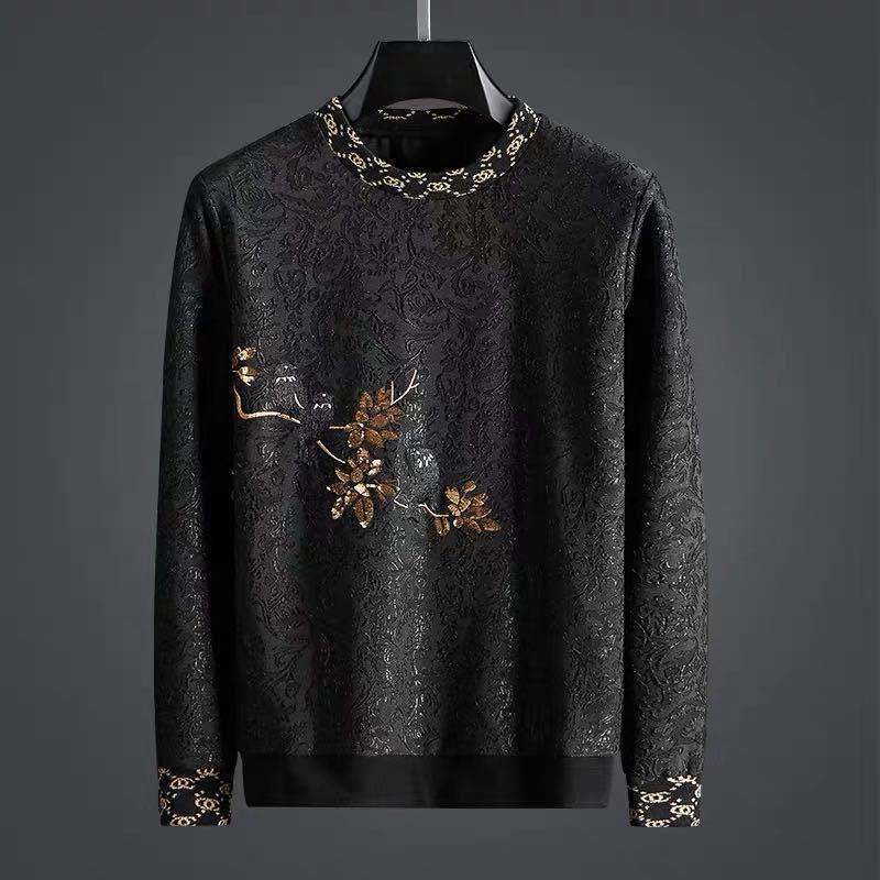 Casual Mens Designer Sweater Hoodies Brand Tee Pullover Long Sleeve Embossed Homme Streetwear Hip Hop Tshirt Men Fashion Male Top Jumper O Neck Sweatshirt Black
Casual Mens Designer Sweater Hoodies Brand Tee Pullover Long Sleeve Embossed Homme Streetwear Hip Hop Tshirt Men Fashion Male Top Jumper O Neck Sweatshirt Black