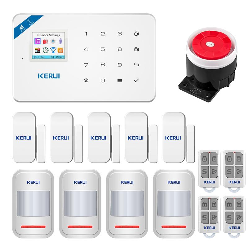 KERUI W18 Alarm System 1.8Inch Full Touch Screen WIFI GSM Security Alarm System App Remorte Control With Door/Motion Sensors
KERUI W18 Alarm System 1.8Inch Full Touch Screen WIFI GSM Security Alarm System App Remorte Control With Door/Motion Sensors