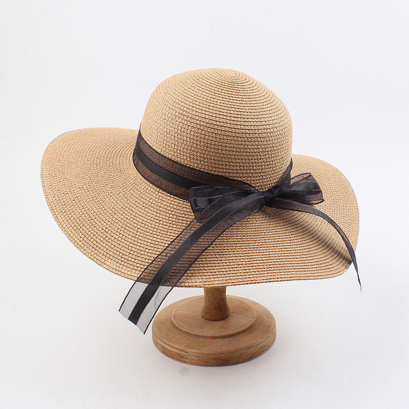 2020 New Fashion Women Summer Sun Hat Straw Hat Wide Brim Elegant Ribbon Bow Dome Panama Vintage Boho Beach Holiday Caps, Dark blue 2
2020 New Fashion Women Summer Sun Hat Straw Hat Wide Brim Elegant Ribbon Bow Dome Panama Vintage Boho Beach Holiday Caps, Dark blue 2
