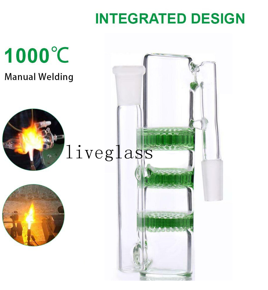 Green 3 Layers Honeycomb Percolator Hookahs Shisha Recycler Ash Catcher 14mm 18 mm Joints For Glass Water Beakers Bongs Dab Oil Rigs
Green 3 Layers Honeycomb Percolator Hookahs Shisha Recycler Ash Catcher 14mm 18 mm Joints For Glass Water Beakers Bongs Dab Oil Rigs