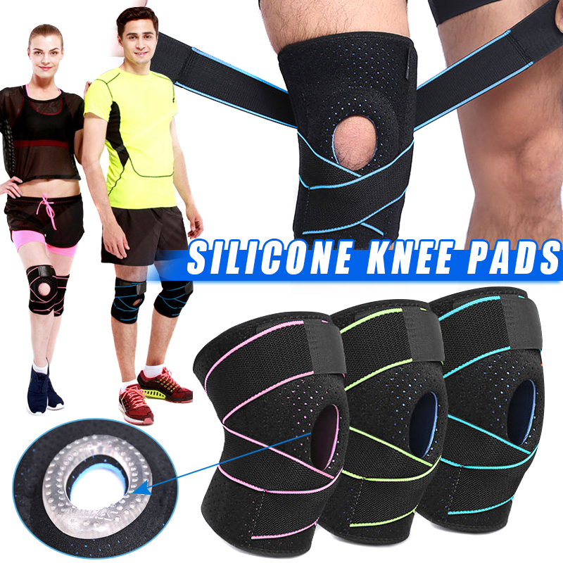1 Pair Silicone Knee Brace Support Compression Joint Pads Sleeves Bandage for Sport WHShopping, Green
1 Pair Silicone Knee Brace Support Compression Joint Pads Sleeves Bandage for Sport WHShopping, Green