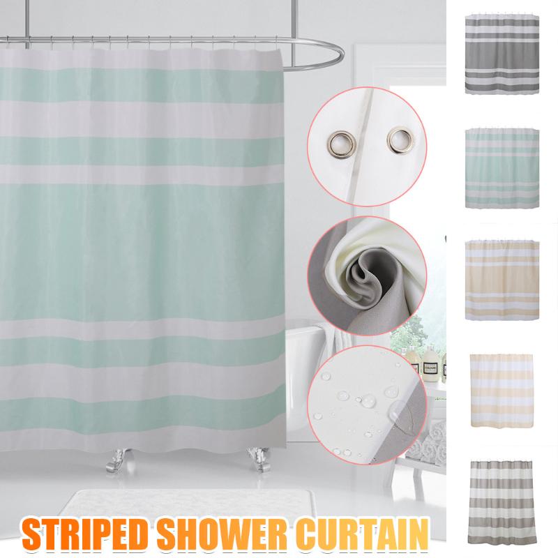 Striped Pattern Bath Shower Curtain Bathroom Waterproof Partition Shower Curtain Bathing Screen Home Decor Gift Navidad
Striped Pattern Bath Shower Curtain Bathroom Waterproof Partition Shower Curtain Bathing Screen Home Decor Gift Navidad