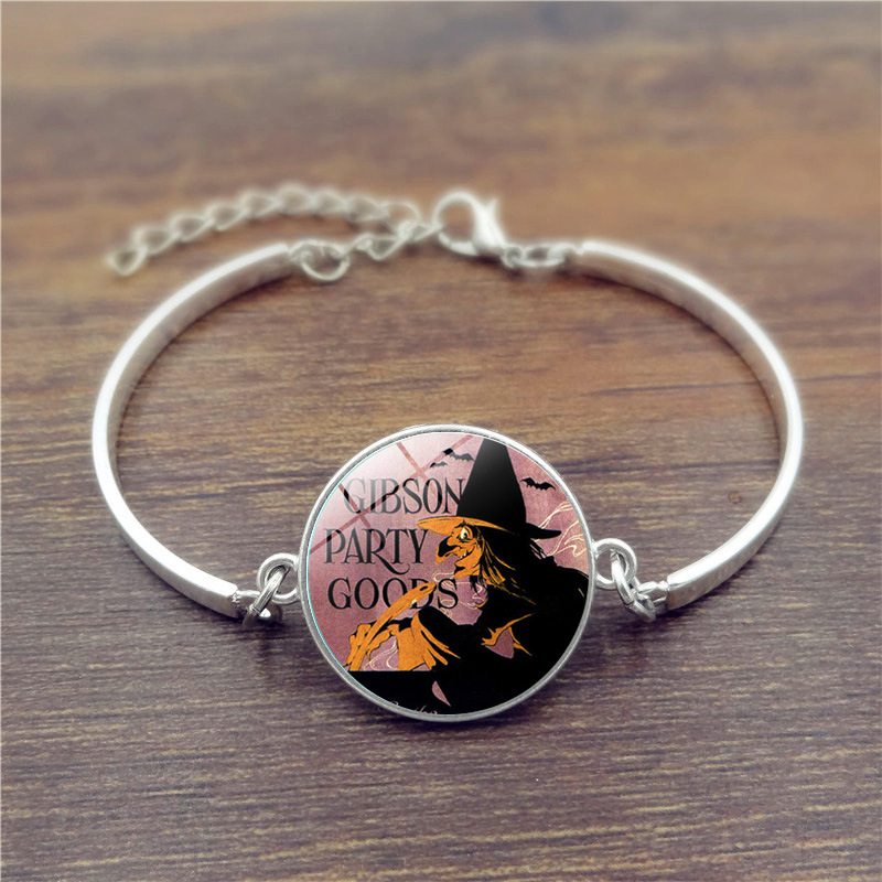 2020 New Glass Cabochon Witch Frightened Halloween Bangle Party Bracelet Women Men Halloween Gift Accesories Jewelry
2020 New Glass Cabochon Witch Frightened Halloween Bangle Party Bracelet Women Men Halloween Gift Accesories Jewelry