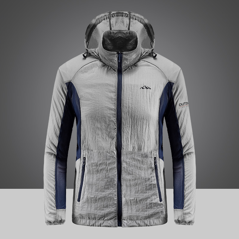 Summer Breathable Skin Clothes Quick-drying Light Outdoor Climb Hiking Windbreaker Male Fishing Sunscreen Coat Jacket, White
Summer Breathable Skin Clothes Quick-drying Light Outdoor Climb Hiking Windbreaker Male Fishing Sunscreen Coat Jacket, White