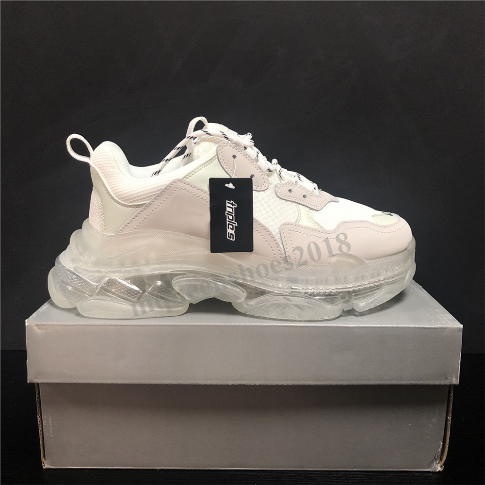2021 Paris Casual Shoes Triple S Clear Sole Trainers Dad Shoe Sneaker Black Oversized Mens Womens Black Best Quality Runners Chaussures, Grey
2021 Paris Casual Shoes Triple S Clear Sole Trainers Dad Shoe Sneaker Black Oversized Mens Womens Black Best Quality Runners Chaussures, Grey