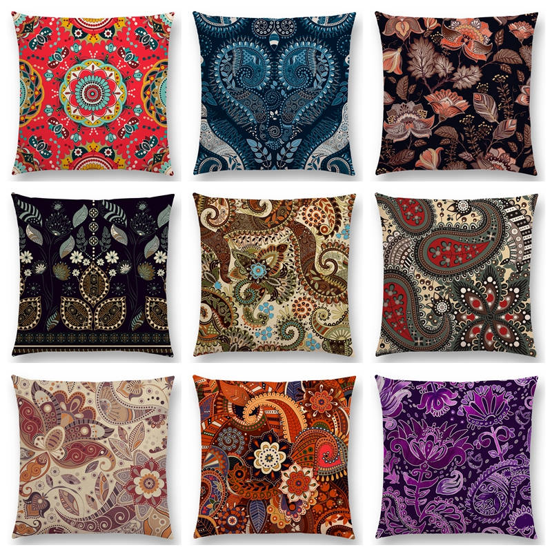 Paisley Mandala Decorative Pattern Flower Plants National Style Geometry Petal Leaf Colorful Cushion Cover Nice Pillow Case, A048115
Paisley Mandala Decorative Pattern Flower Plants National Style Geometry Petal Leaf Colorful Cushion Cover Nice Pillow Case, A048115