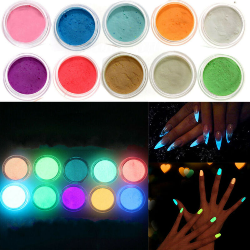 Nail Glitters Phosphorescent Fluorescent Powder Rose Gold Silver Neon Color Nail Art Chrome Dust Decoration
Nail Glitters Phosphorescent Fluorescent Powder Rose Gold Silver Neon Color Nail Art Chrome Dust Decoration