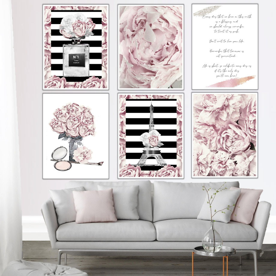 Big Peony Flower Paris Tower Perfume Wall Art Canvas Painting Nordic Posters And Prints Wall Pictures For Living Room Wall Decor
Big Peony Flower Paris Tower Perfume Wall Art Canvas Painting Nordic Posters And Prints Wall Pictures For Living Room Wall Decor