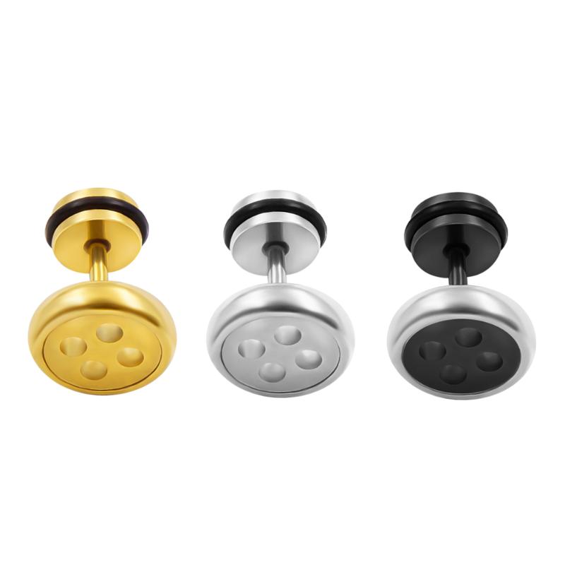 1 Pair Round Stud Earrings for Men Women Perforated Ear Stud Stainless Steel Piercing Jewelry Earrings
1 Pair Round Stud Earrings for Men Women Perforated Ear Stud Stainless Steel Piercing Jewelry Earrings