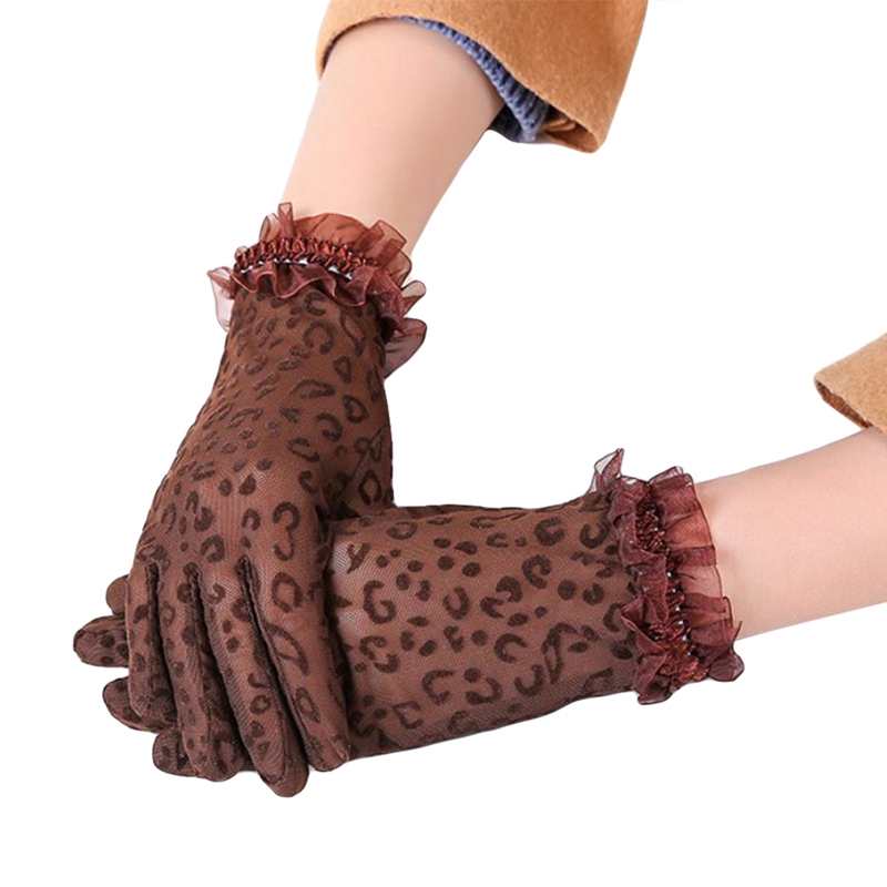 Fashion Style Women's Summer Uv-proof Driving Gloves Gloves Lace Leopard Printed Lace Stitching Elegant
Fashion Style Women's Summer Uv-proof Driving Gloves Gloves Lace Leopard Printed Lace Stitching Elegant