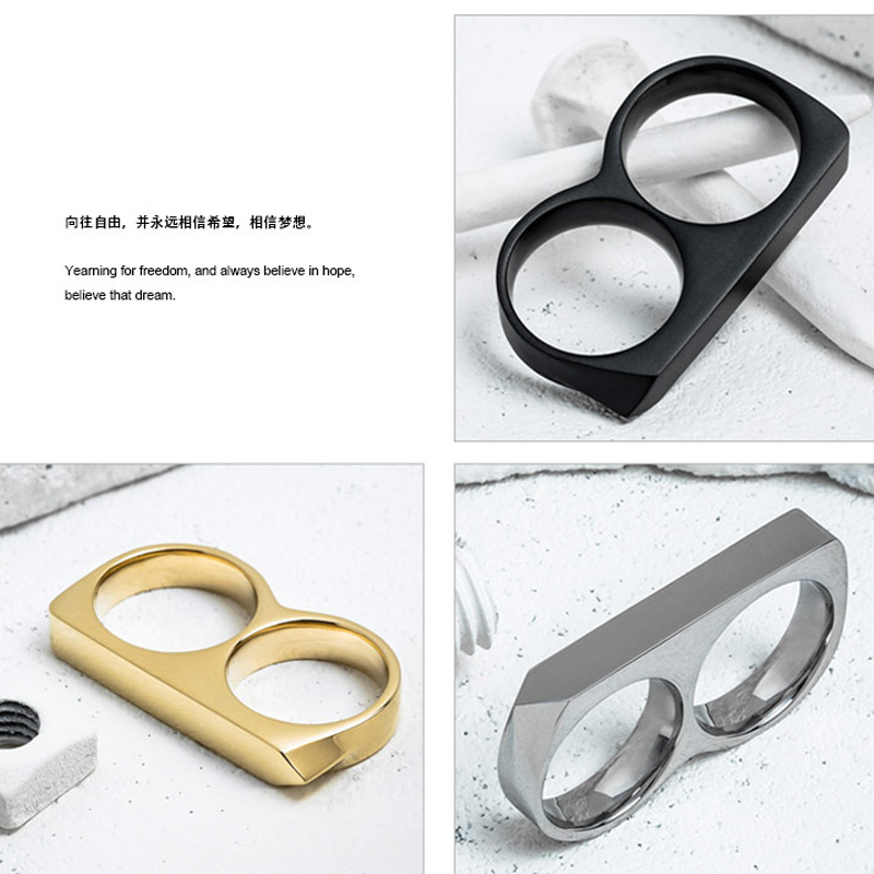 oulai777 rings for mens fashion personality stainless steel hip Hop punk black ring mens charm big Two fingers rings steampunk
oulai777 rings for mens fashion personality stainless steel hip Hop punk black ring mens charm big Two fingers rings steampunk