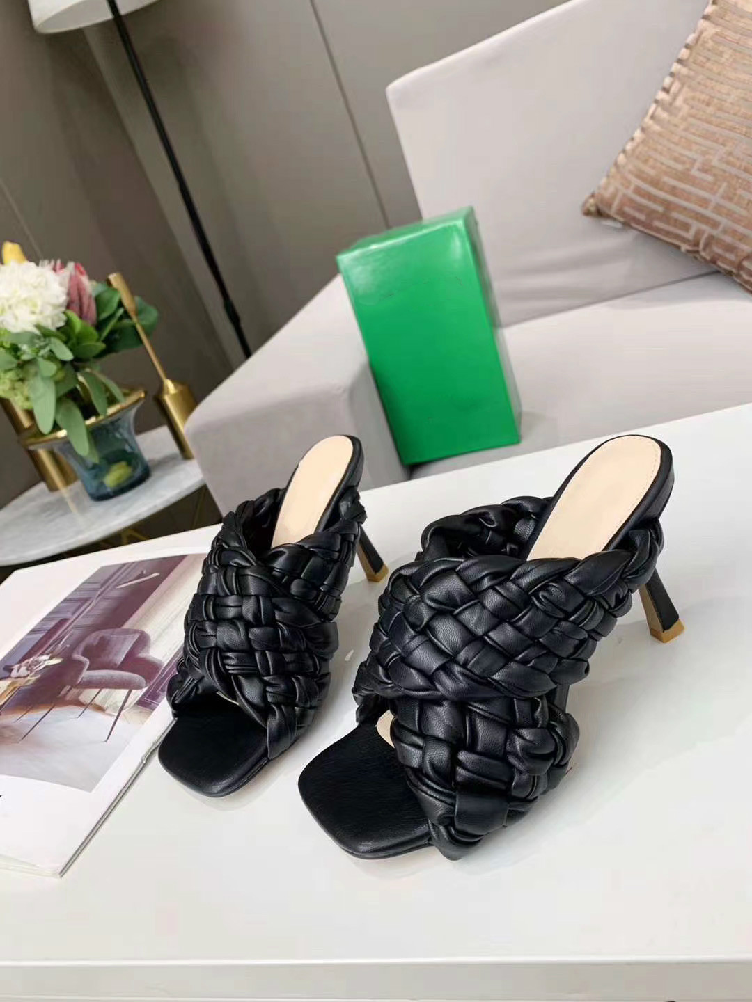 Hot selling women's sandals high heel leather new woven High Heel Sandals, Blue
Hot selling women's sandals high heel leather new woven High Heel Sandals, Blue