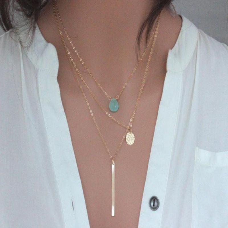 Chains Natural Stone Water Drop Multilayer Necklace Boho Style 2021 Fashion Net Red Tassel Jewelry Good Gifts For Girls
Chains Natural Stone Water Drop Multilayer Necklace Boho Style 2021 Fashion Net Red Tassel Jewelry Good Gifts For Girls