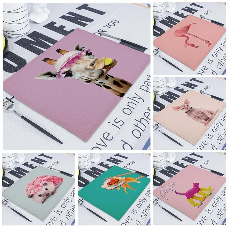 Colorful Giraffe Goldfish Table Napkins Pineapple Flamingo Party Decor Tablecloth 42*32cm Table Skirt Kitchen Decor Placemat
Colorful Giraffe Goldfish Table Napkins Pineapple Flamingo Party Decor Tablecloth 42*32cm Table Skirt Kitchen Decor Placemat