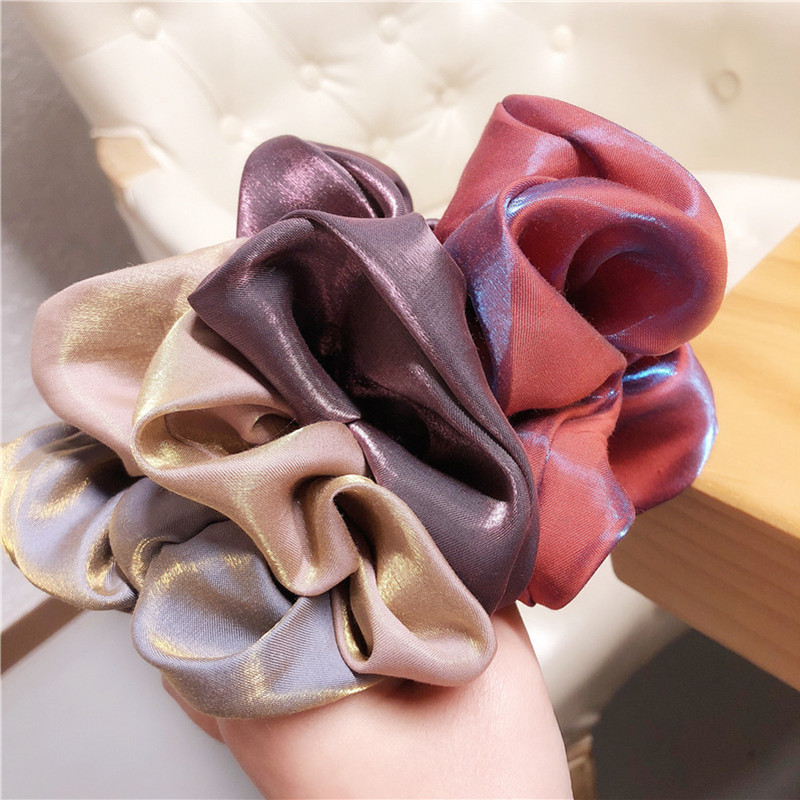 Women Vintage Pearly-lustre Silky Satin Extra Big Hair Scrunchies Pretty Solid Plain Hair Ropes Elegant Ponytail Bands
Women Vintage Pearly-lustre Silky Satin Extra Big Hair Scrunchies Pretty Solid Plain Hair Ropes Elegant Ponytail Bands