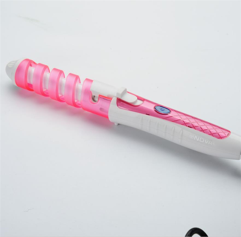 Electric Magic Hair curler Styling Tool fast heating hair stick Rizador Pelo Roller Pro Spiral Curling Iron wall hanger 60 pcs