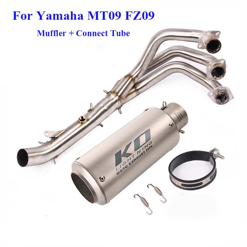 MT-09 FZ-09 Motorcycle Exhaust System Escape Muffler Pipe Connector Section Front Pipe for MT09 FZ09
MT-09 FZ-09 Motorcycle Exhaust System Escape Muffler Pipe Connector Section Front Pipe for MT09 FZ09