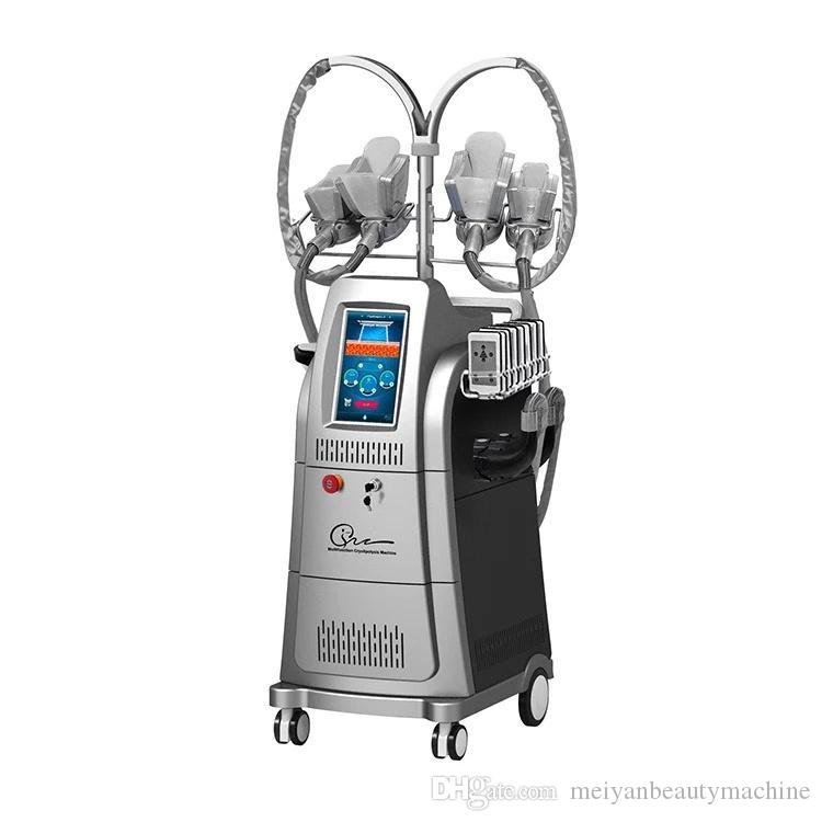 Super7-in-1 Slimming Machine 4 Handles Fat Freezing Cool Cryolipolysis Equipment Vacuum Slim Lipo Laser Ultrasonic RF Beauty Device