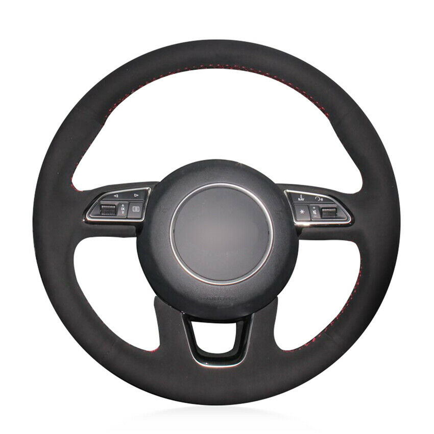 Hand-stitched DIY Black Suede Fluff Car Steering Wheel Cover for Audi Q3 Q5 2013-2015 car accessories
Hand-stitched DIY Black Suede Fluff Car Steering Wheel Cover for Audi Q3 Q5 2013-2015 car accessories