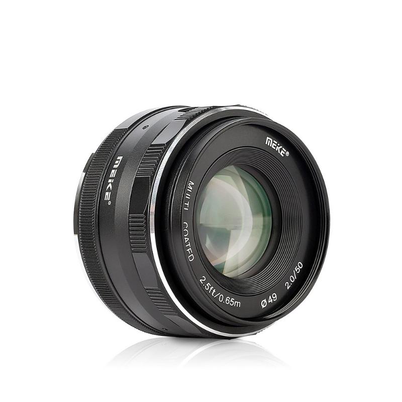 Meike 50mm F2.0 Large Aperture Manual Focus Lens APS-C for Canon EF-M /for Sony E-mount A6000 A6300 A6500 A7 A7II M6 M50 M100
Meike 50mm F2.0 Large Aperture Manual Focus Lens APS-C for Canon EF-M /for Sony E-mount A6000 A6300 A6500 A7 A7II M6 M50 M100