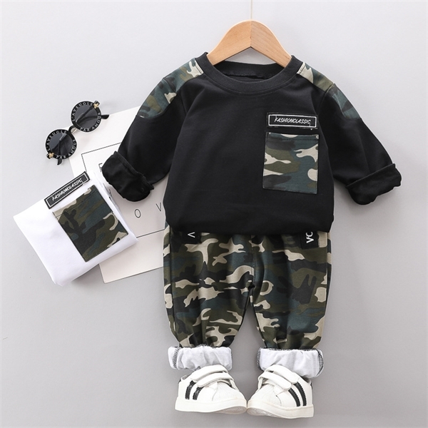 New Spring Autumn Baby Girl Clothes Children Boys Cotton Sports T Shirt Pants 2Pcs/sets Kids Fashion Costume Toddler Tracksuits