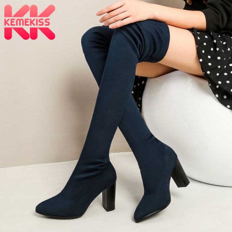 KemeKiss Women Over Knee Boots Fashion Warm High Heel Winter Shoes Woman Stretch Boot Sexy Leopard Party Footwear Size 32-43, Black
KemeKiss Women Over Knee Boots Fashion Warm High Heel Winter Shoes Woman Stretch Boot Sexy Leopard Party Footwear Size 32-43, Black