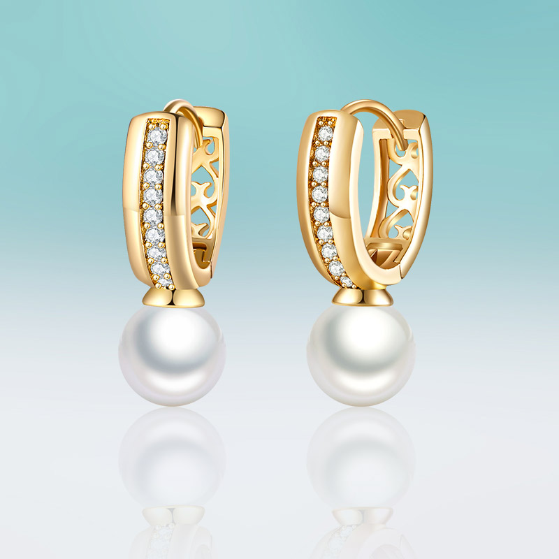 New Simple Circle Micro Inlay Cubic Zirconia Earrings Hanging Big Pearl Stud Earrings for Women Jewelry Delicate Gifts Brincos
New Simple Circle Micro Inlay Cubic Zirconia Earrings Hanging Big Pearl Stud Earrings for Women Jewelry Delicate Gifts Brincos