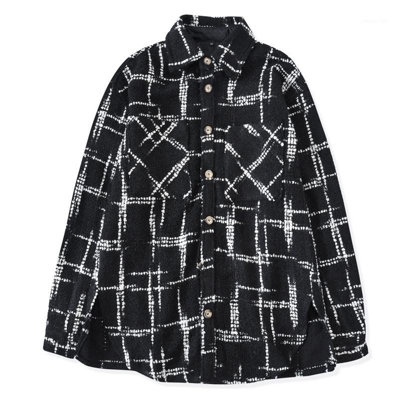 Desigenr Shirts Fashion Casual Plaid Printed Long Sleeve Loose Shirts Casual Mens Oversize Apparel Ins Style Mens, Black
Desigenr Shirts Fashion Casual Plaid Printed Long Sleeve Loose Shirts Casual Mens Oversize Apparel Ins Style Mens, Black
