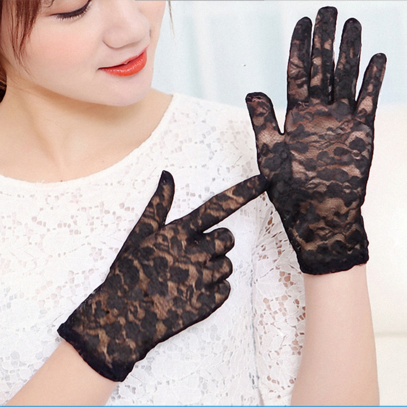 2020 New Summer Lady Sun UV Protection Short Laces Gloves Lace Driving Gloves Women Viscose Formal TKG003-black
2020 New Summer Lady Sun UV Protection Short Laces Gloves Lace Driving Gloves Women Viscose Formal TKG003-black