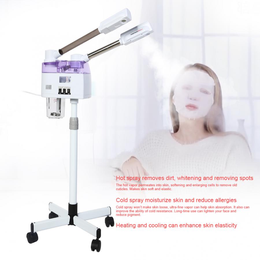 Steamer for Face Hot and Cold Spray Machine Facial Steamer Home Spa Ozone Steaming Ion Sparyer Skin Beauty Spa Facial