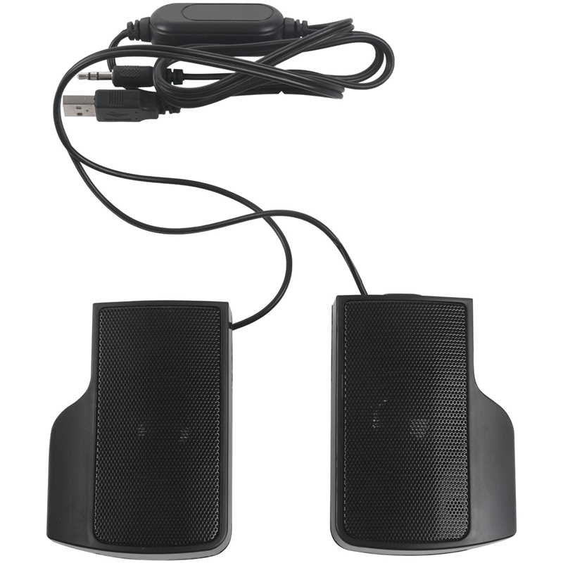 Mini Portable USB Stereo Speaker Soundbar for Notebook Laptop Mp3 Phone Music Player Computer PC with Clip Black
Mini Portable USB Stereo Speaker Soundbar for Notebook Laptop Mp3 Phone Music Player Computer PC with Clip Black
