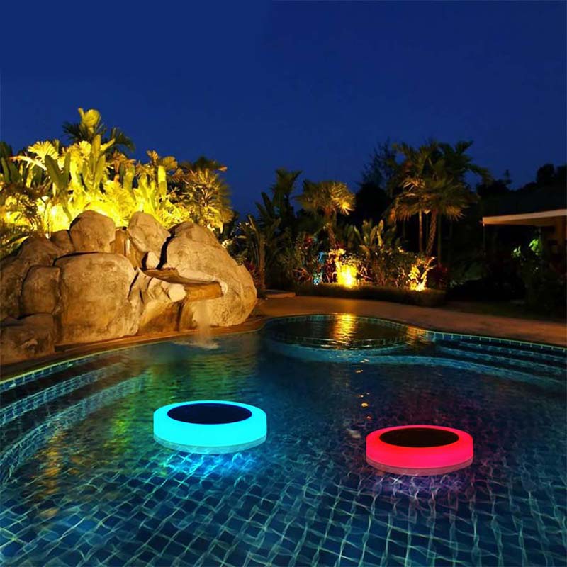 Solar Pool Lights RGB Outdoor LED Garden Swimming Pond Light Pool Float Lighting Lamp Party Decoration