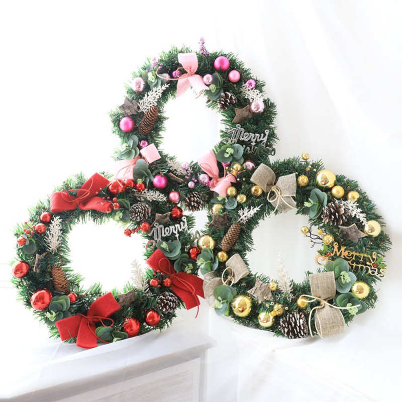 15.7Inch Christmas Artificial Decorative Wreath Door Wall Ornament With Pine Cone Ball And Bowknot Gifts For Christmas Party
15.7Inch Christmas Artificial Decorative Wreath Door Wall Ornament With Pine Cone Ball And Bowknot Gifts For Christmas Party