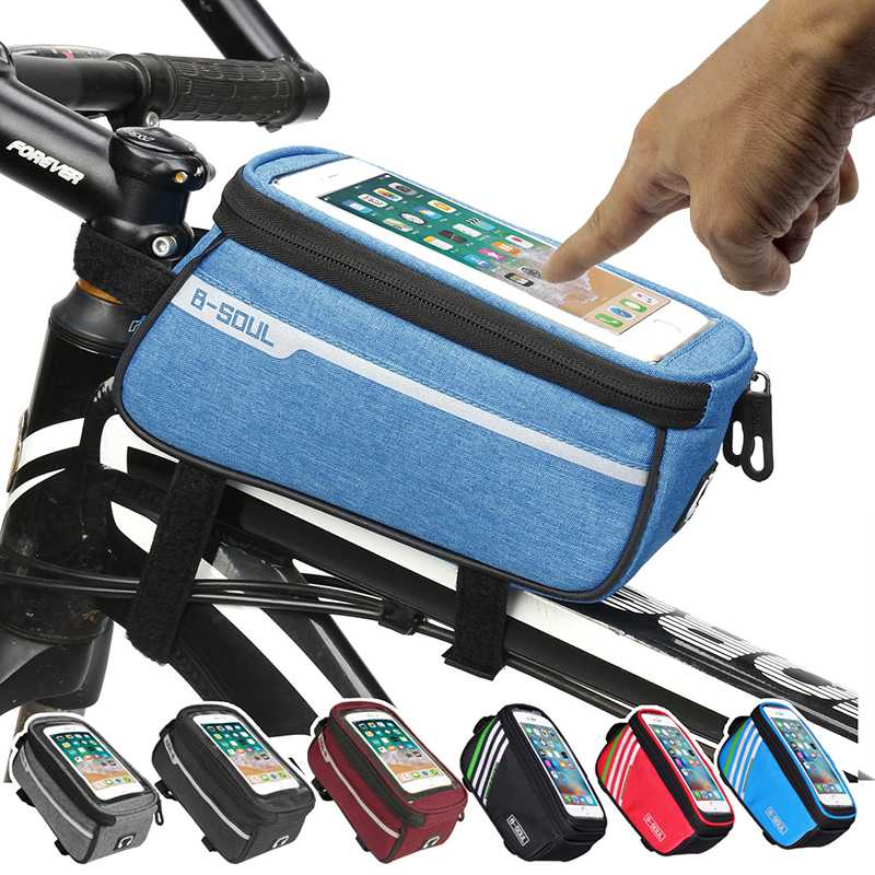 Waterproof Bicycle Bag Nylon Bike Cyling Cell Mobile Phone Bag Case 5.5'' 6'' Bicycle Panniers Frame Front Tube Bags Accessories
Waterproof Bicycle Bag Nylon Bike Cyling Cell Mobile Phone Bag Case 5.5'' 6'' Bicycle Panniers Frame Front Tube Bags Accessories