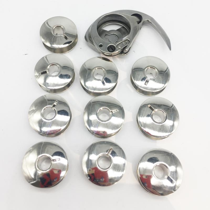 SHUTTLE HOOK #6028 & 10 pcs bobbins #2073 for SINGER 17/18 ADLER 48 /CONSEW/SEIKO KRT68 39295 2STYLE YOU CAN CHOOSE
SHUTTLE HOOK #6028 & 10 pcs bobbins #2073 for SINGER 17/18 ADLER 48 /CONSEW/SEIKO KRT68 39295 2STYLE YOU CAN CHOOSE