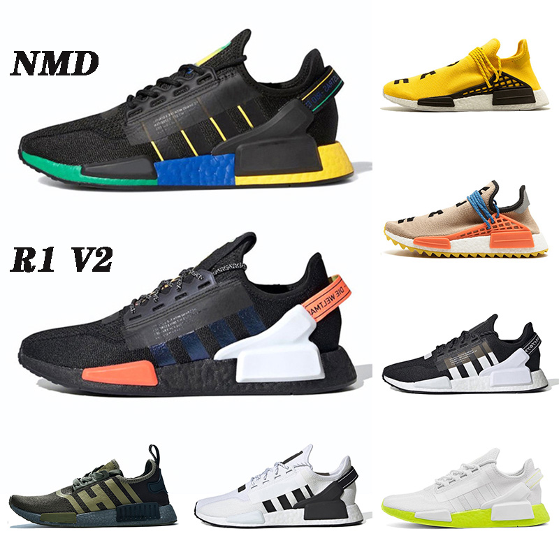 Wholesale 2020 Top Sport Tennis Shoes Pharell Williams Human Races NMD R1 V2 Running Shoes Core Black For Mens Women Trainers Sneakers 36-47
Wholesale 2020 Top Sport Tennis Shoes Pharell Williams Human Races NMD R1 V2 Running Shoes Core Black For Mens Women Trainers Sneakers 36-47