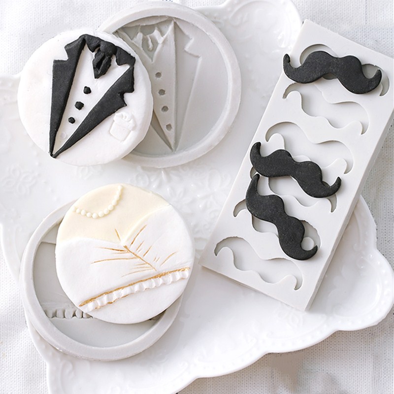 Aouke New men's dress party dress ladies pattern chocolate fudge mold silicone mold cake cooking tools
Aouke New men's dress party dress ladies pattern chocolate fudge mold silicone mold cake cooking tools